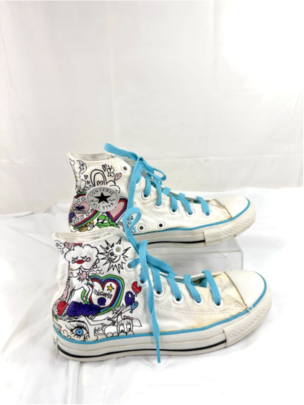 Converse All Star Chuck Taylor Graffiti Long Neck Hi Tops Mens 4 Womens 6